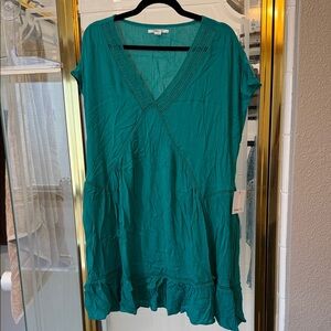 O'Neill Turquoise V-Neck Top